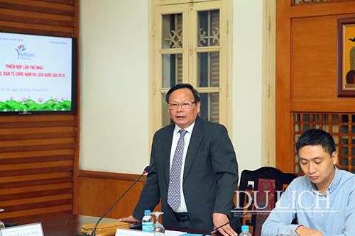 Tổng cục trưởng TCDL Nguyễn Văn Tuấn phát biểu tại phiên họp